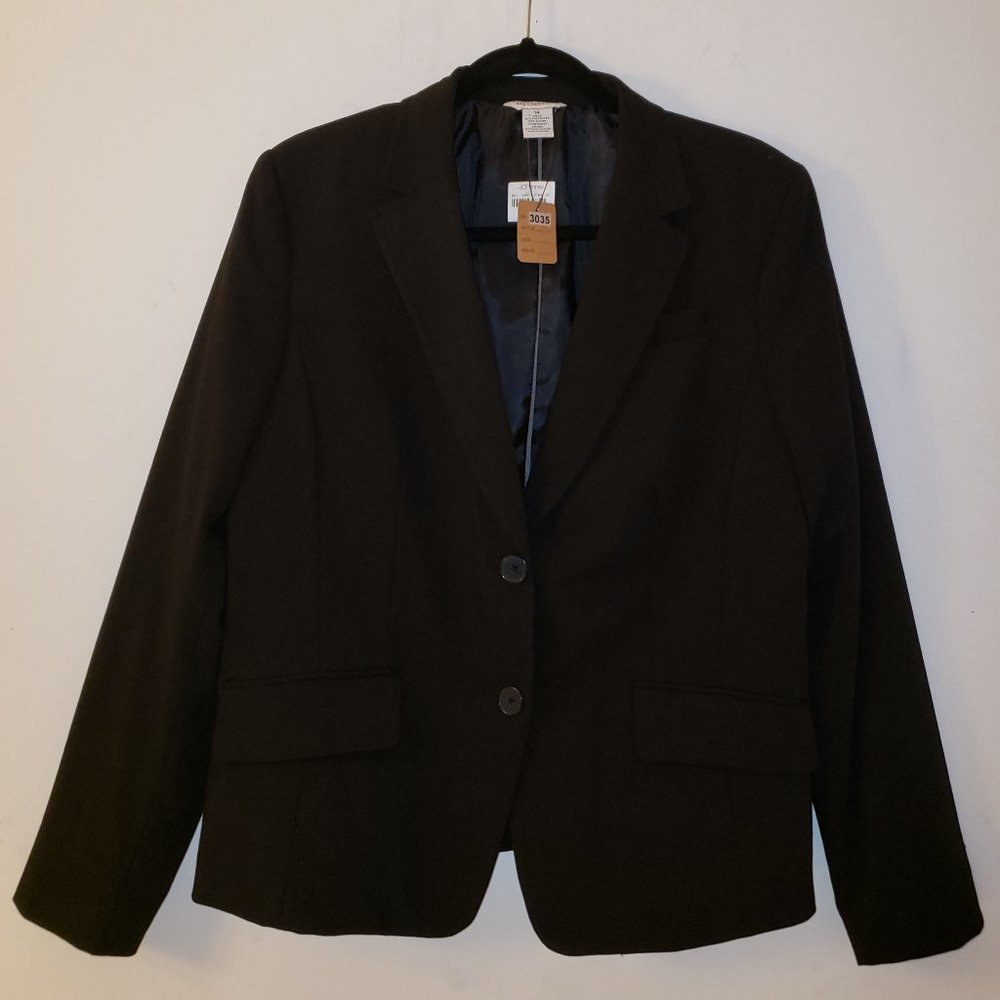 (NWT) Liz Claiborne Black Jacket.  Size 14.